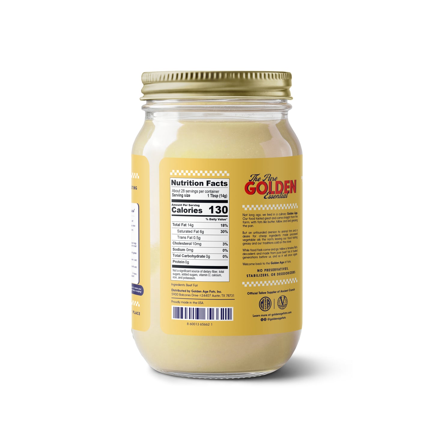 Grass Fed Beef Tallow