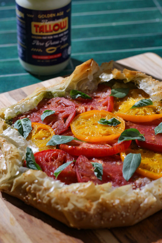 Heirloom Tomato Phyllo Galette