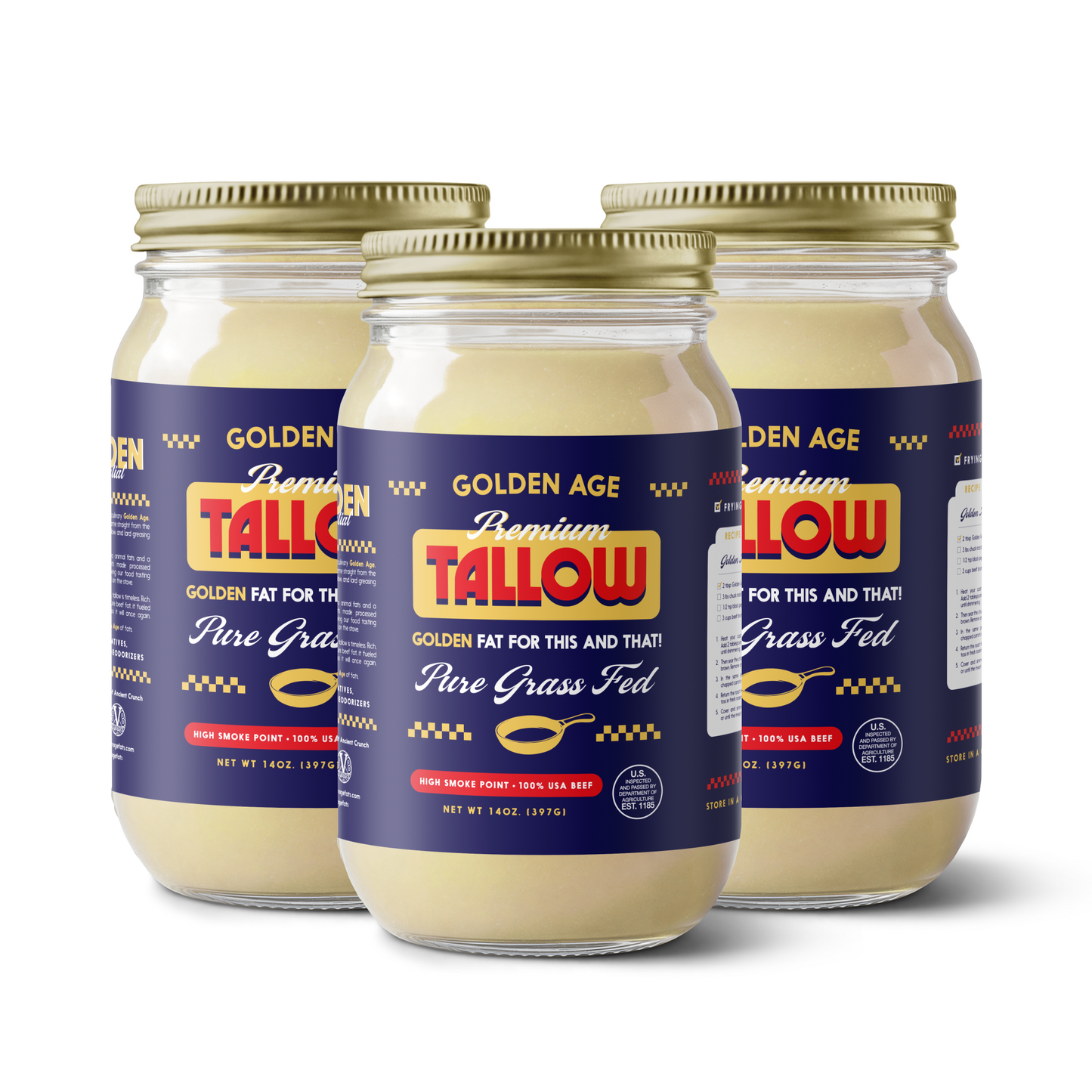 Grass Fed Beef Tallow